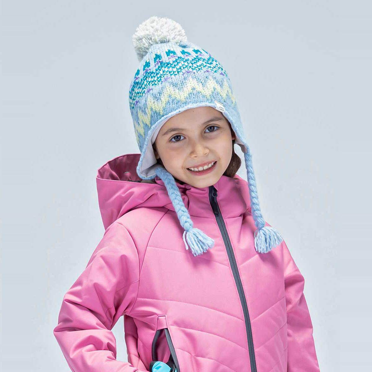 日本代购phenix菲尼克斯特价儿童针织帽青少年滑雪户外保暖护耳帽