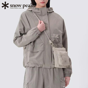 日本代购snowpeak雪峰RFID粗绳迷你包单肩斜挎男女通用手机包2025