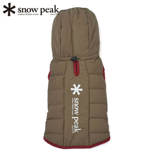 日本代购snowpeak雪峰宠物狗羽绒服防水透气狗狗可爱衣服日常2025