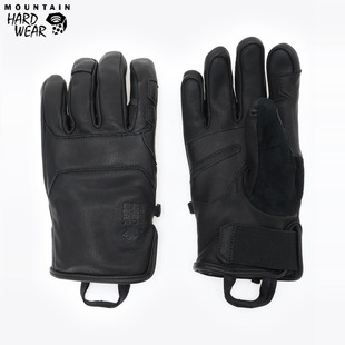 日本代购Mountain Hardwear山浩山羊皮手套真皮内衬羊毛保暖户外
