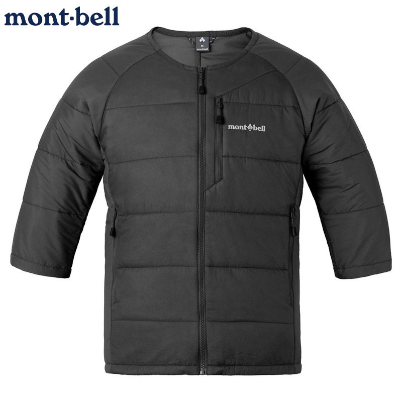 montbell半袖轻量保暖棉服中间层