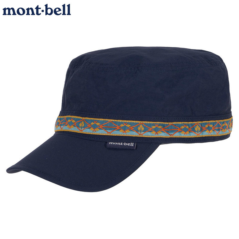montbell帽子防水防紫外线鸭舌帽