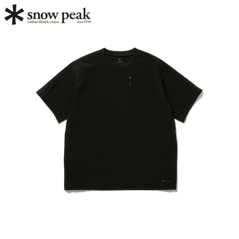 日本snowpeak雪峰速干短袖T恤衫图片