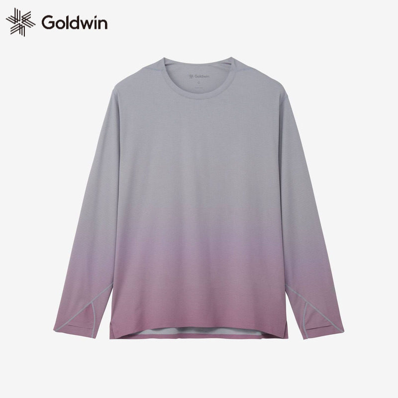 Goldwin轻盈性能长袖T恤跑步运动