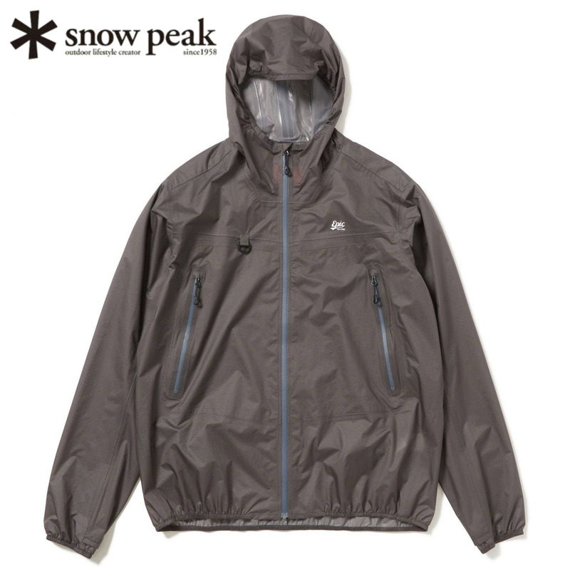 日本snowpeak雪峰户外休闲轻雨衣