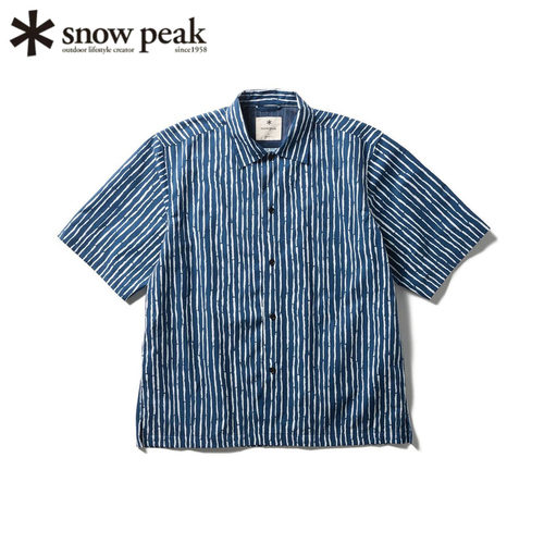 日本snowpeak雪峰短袖衬衫T恤