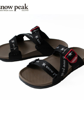 日本代购SnowPeak雪峰Chaco合作款拖鞋轻薄凉鞋户外凉拖露营舒适