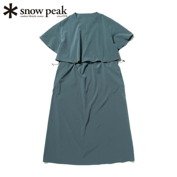 日本snowpeak雪峰女士连衣裙速干