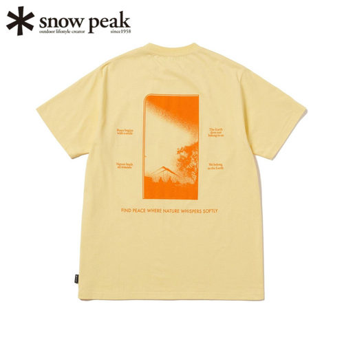 日本snowpeak雪峰圆领速干短袖夏