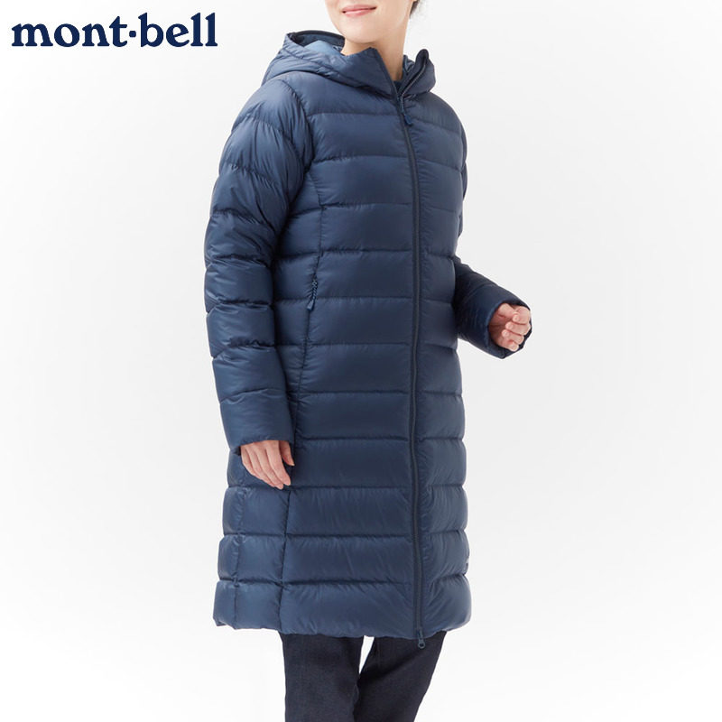 montbell长款女士羽绒服