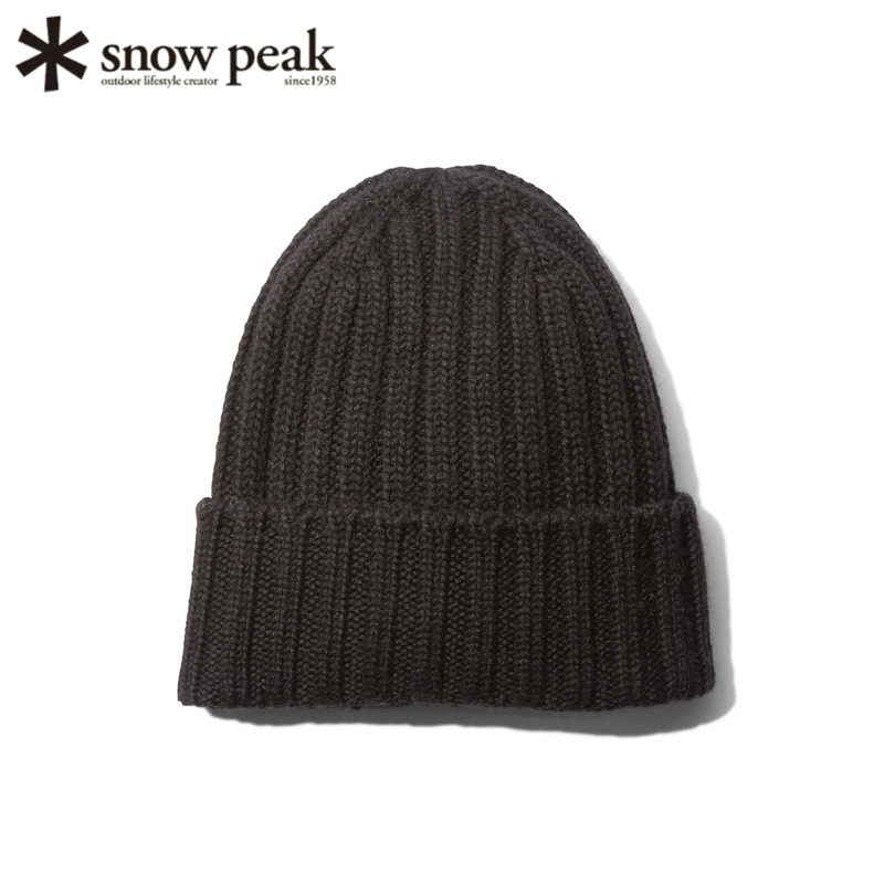SnowPeak雪峰羊驼毛针织帽保暖