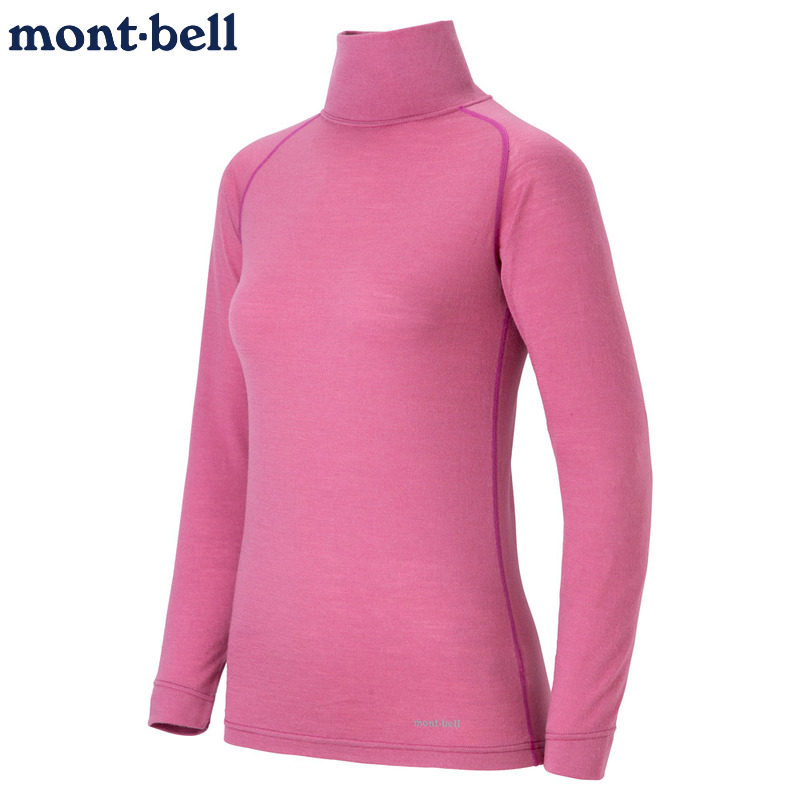 montbell高领美丽奴羊毛内衣中厚