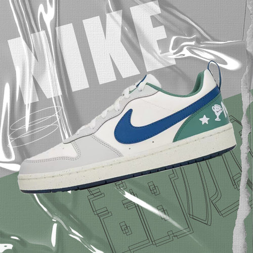 NIKE灰白潮流时尚百搭板鞋