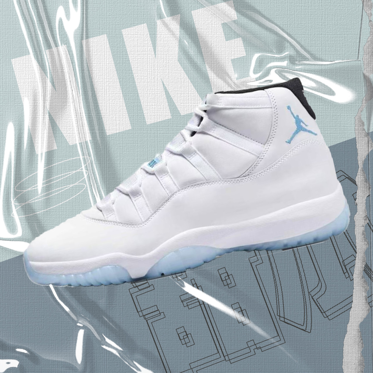 Jordan男款篮球鞋高帮AJ11