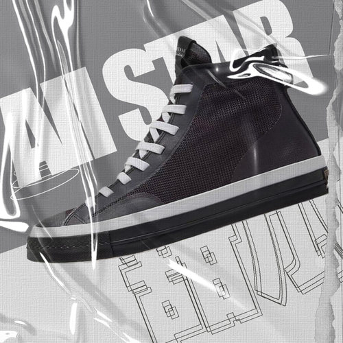 匡威AllStar70s黑白高帮篮球鞋