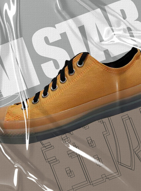 Converse Chuck Taylor All Star 1970s Low CX 果冻底 橘169605C