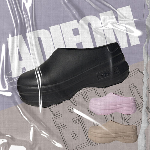 adidas新款潮流运动凉鞋洞洞鞋