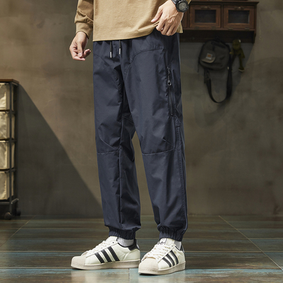 唐狮25秋季休闲长裤男士新款宽松束脚裤三防面料运动早秋OOTD穿搭