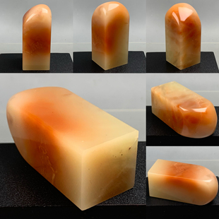 老挝石素章方章扁章天然手工篆刻印章石料书法闲章一图一拍