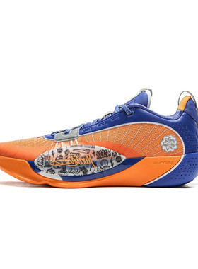 李宁蓝球鞋男鞋2025秋冬韦德全城13ENCORE回弹运动鞋ABAV047