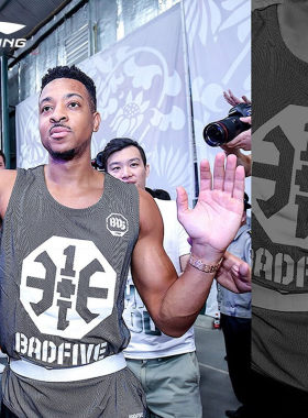 李宁反伍BADFIVE蓝球系列男子比赛上衣无袖圆领运动服AAYP343