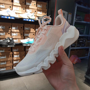 网面透气轻便回弹缓震休闲鞋 2025春季 AGCV294 女鞋 李宁跑步鞋