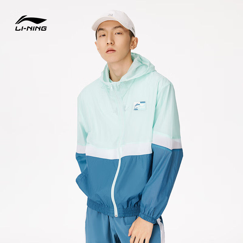 李宁风衣男女新款春夏季潮流开衫轻薄外套连帽上衣宽松运动服
