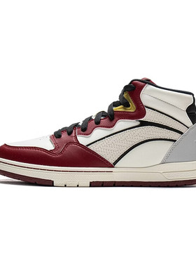 李宁板鞋男休闲鞋2026春季惟吾PRO S MID滑板运动鞋AEPW001