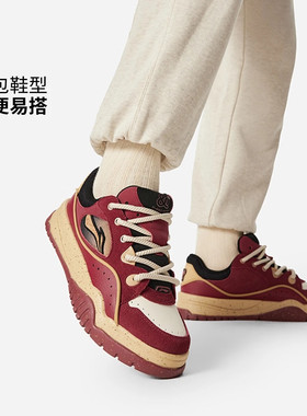 李宁休闲鞋男鞋2025秋冬款布欧经典潮流低帮运动板鞋AGCV463