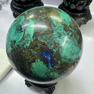 高品 硅孔雀石球12.7厘米