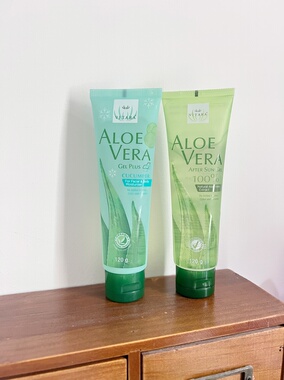 泰国VITARA芦荟胶晒后修复补水保湿清爽不油腻120g*2支