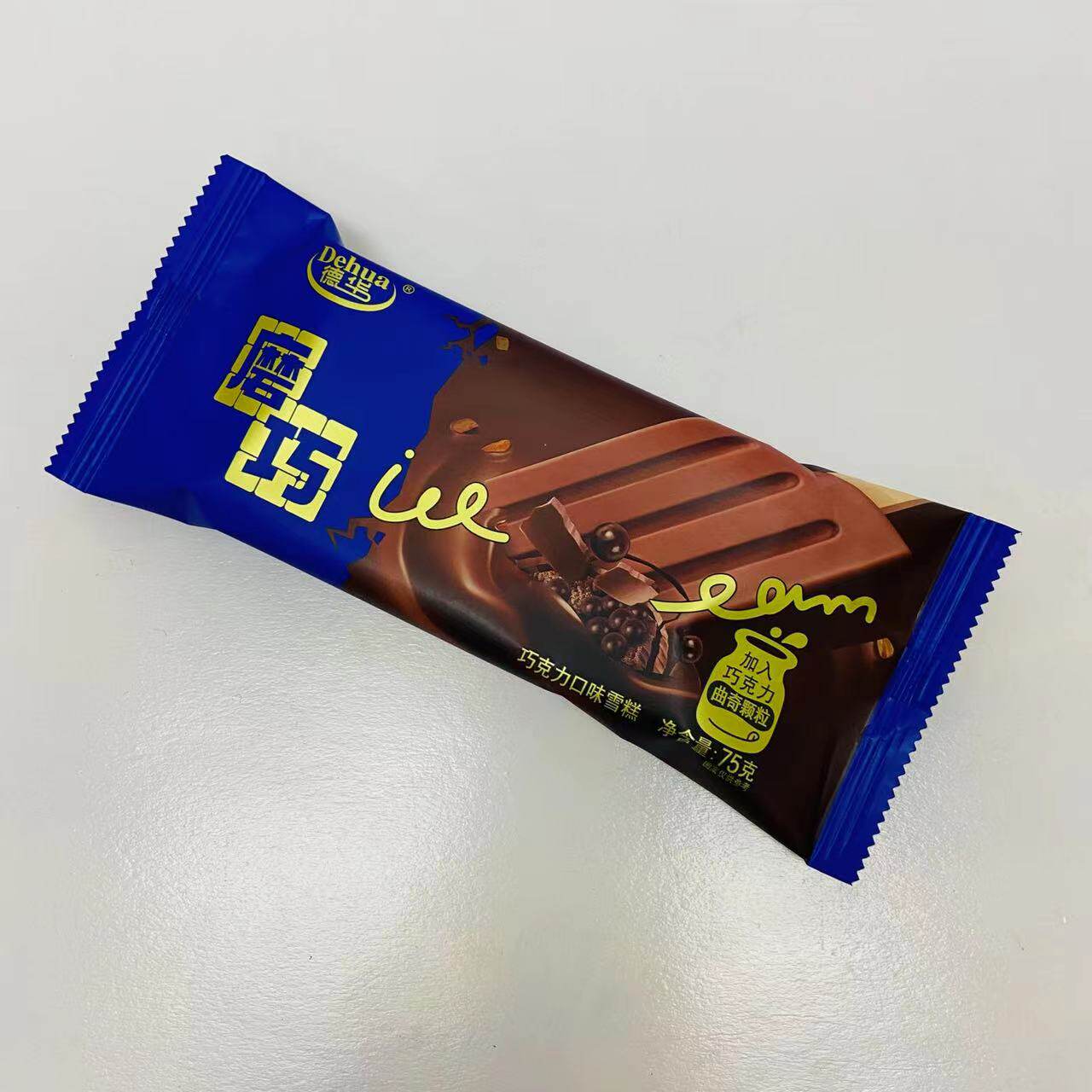 【5支】德华磨巧巧克力口味雪糕加入巧克力曲奇颗粒网红冰淇淋