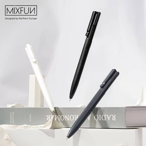 生活探索家低重心冷淡按动中性笔