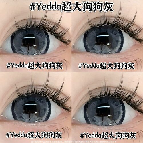 Yedda超大狗狗灰 超大狗狗棕 超大直径着色狗狗眼美瞳隐形眼镜