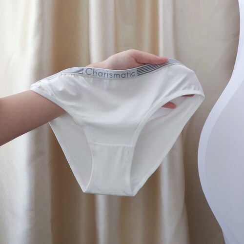 3条装莫代尔棉内裤女运动三角裤