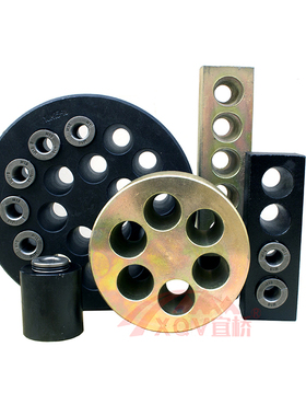 柳州厂家YJM15钢绞线张拉锚索环国标铁路标预应力四件套工作锚具