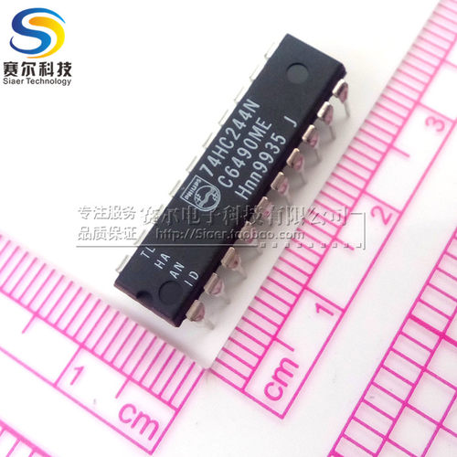 直插全新原装PHILIP SN74HC244N逻辑电路-缓冲器/线驱动器 DIP-20