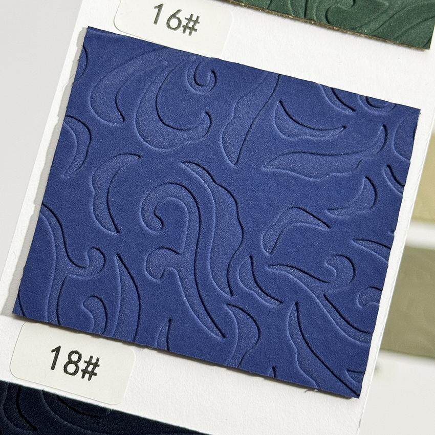 凤尾铁艺卷草莨苕花 PU皮革  压纹KTV酒店柜门床柜体软硬包布 R21