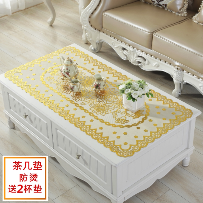 茶几桌布PVC防烫免洗欧式