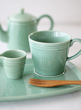 日本进口 Studio M' 复古手工陶瓷餐盘水果蛋糕碟马克杯咖啡红茶