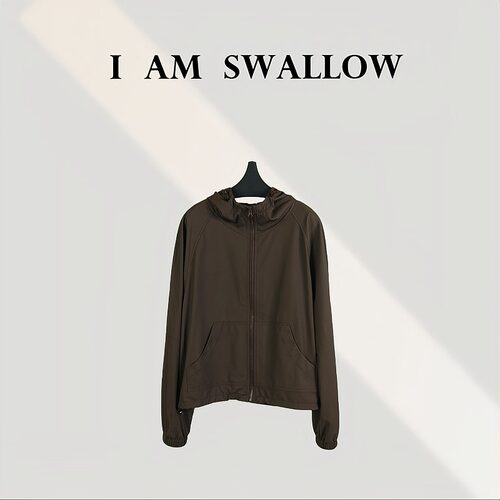 【A/M Swallow】超薄皮衣休闲时尚连帽羊皮外套W-1216#8882
