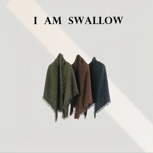 【A/M Swallow】牦牛绒三角流苏披肩围巾W-1506#152