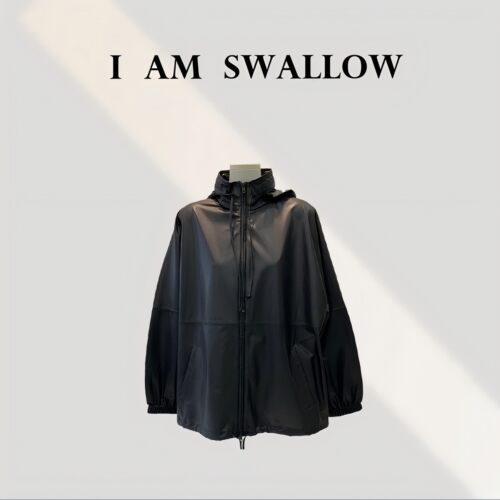 【A/M Swallow】25Ss秋季新品TR意大利羊皮带帽外套