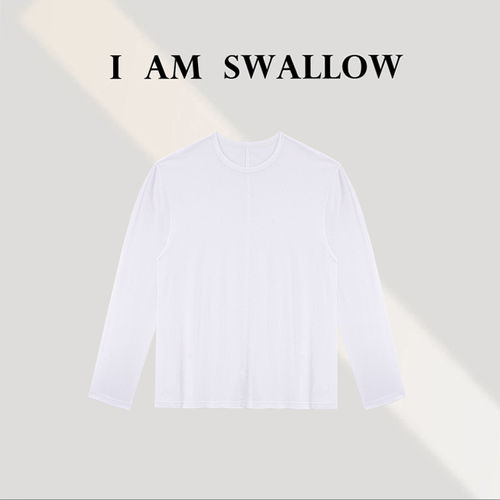【A/M Swallow】匹马棉净色长袖打底衫445278#604