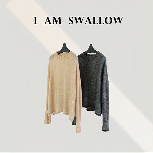 【A/M Swallow】丝羊绒羊毛长袖T恤打底衫W-1353#997
