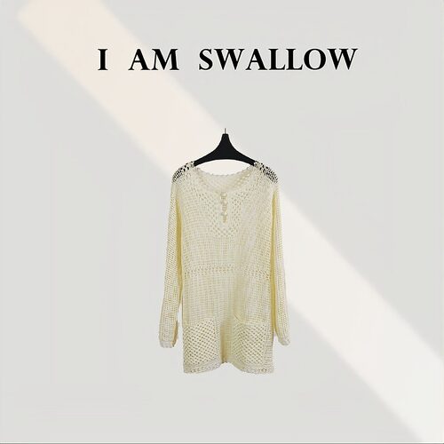 【A/M Swallow】手勾镂空百棉针织长袖毛衣W-1507#997