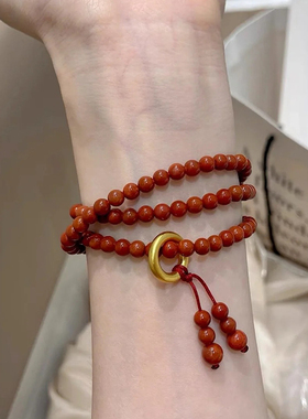 千禧男生女生南红玛瑙百搭原创