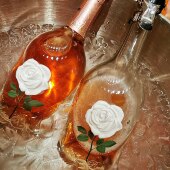 绝美 意大利进口手工雕刻大理石玫瑰花莫斯卡托甜起泡酒女士甜酒