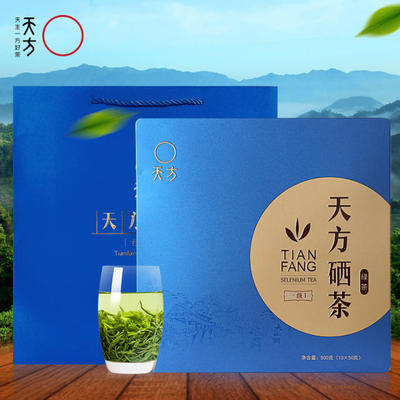 中国天方富硒绿茶一级I牯牛降野茶叶500g黄山毛峰2025年新茶春茶