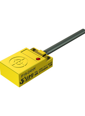 P18-D4NK PK扁平形接近开关npn pnp方形电感式传感器5V 24V 220V